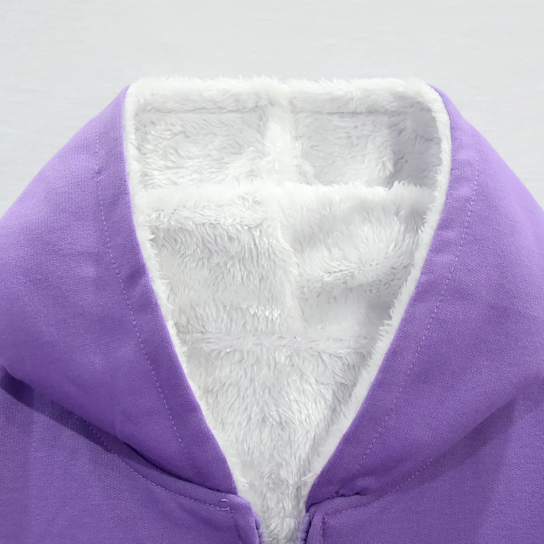 Foreign Trade Girls Winter Cotton-padded Children Zipper Shirt 3-9 Years Old Thickened Coat Interior Cloth Double Coat 1817