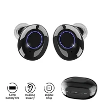 1 Pair Intelligent Hearing Aid USB Rechargeable Mini In Ear Invisible Hearing Aids Adjustable Tone Sound Amplifier For Deaf Elde 1