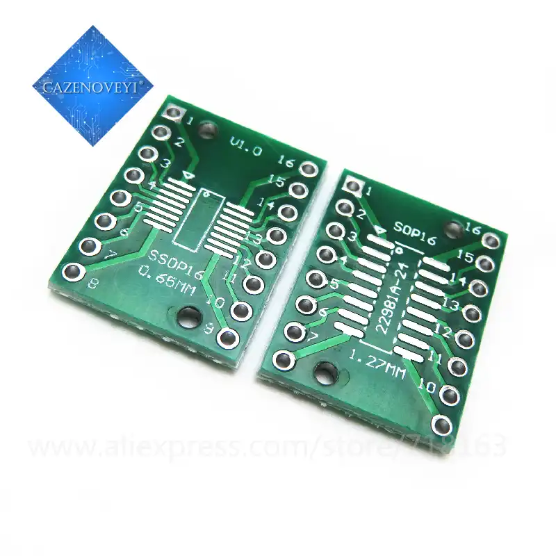 10 шт./лот TSSOP16 SSOP16 SOP16 к DIP16 плата передачи DIP Pin шаг адаптер PCB в