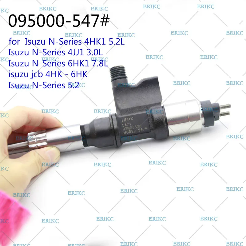 ERIKC 5476 автоматический дизельный топливный инжектор 095000-5476(8973297035) стандартное сопло форсунки в сборе 0950005476 для Isuzu N-Series Jcb 4HK-6HK