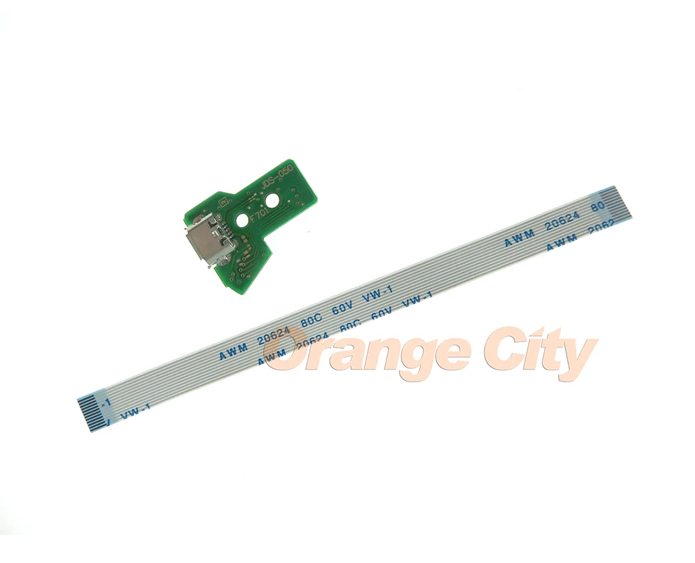 JDS-050 12PIN JDS-001 JDS-011 JDS-030 JDS-040 JDS-055 зарядка через usb Нижняя плата winth для PS4 Контроллер заряда 4 Ремонт Запчасти 3 комплекта - Цвет: JDS-050 12PIN