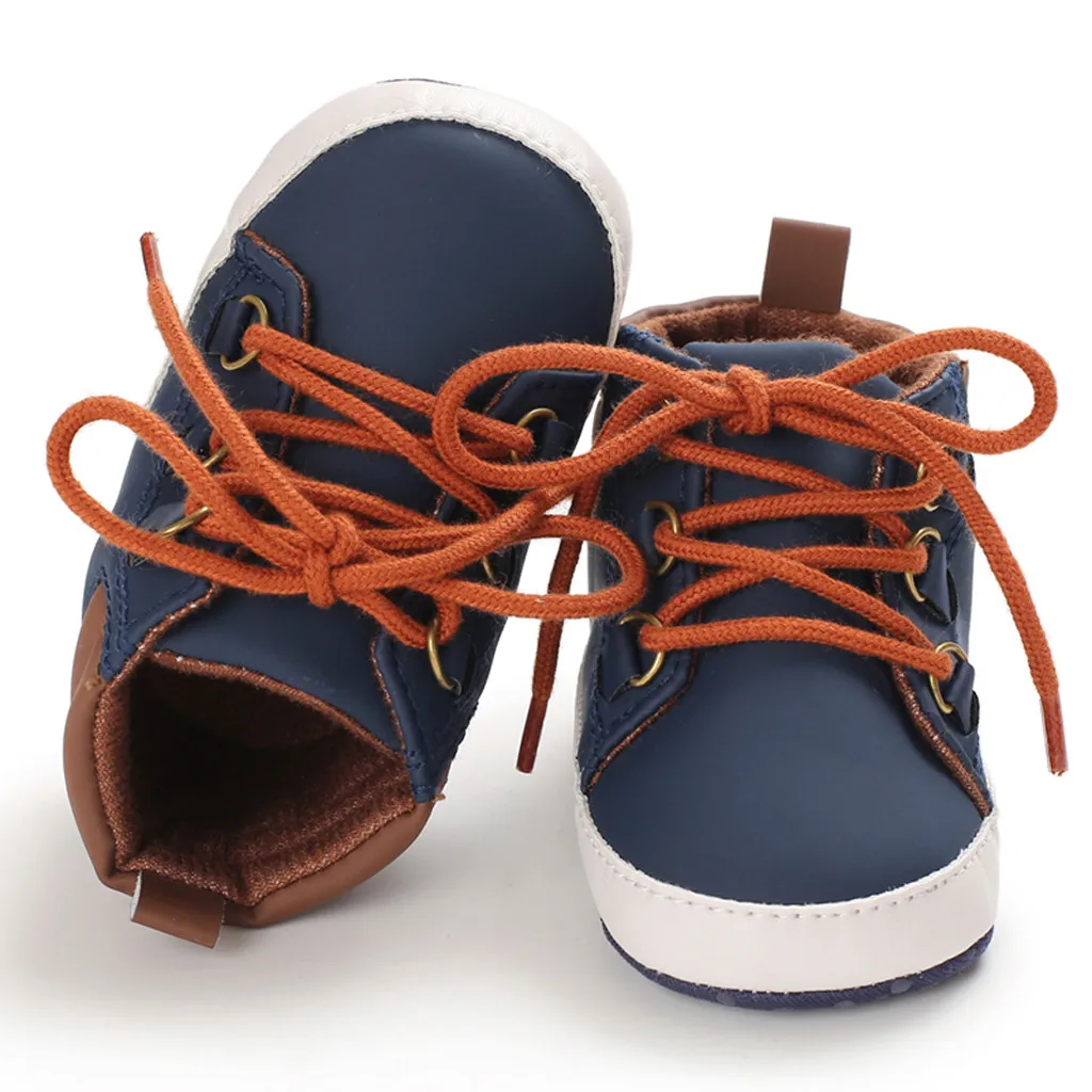 Однотонная обувь для новорожденных девочек и мальчиков; обувь для первых шагов; обувь на мягкой подошве; кроссовки для малышей; обувь для малышей; модная новинка