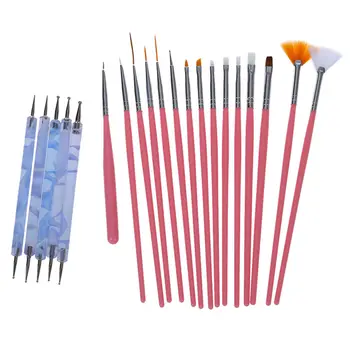 

15pcs Nail Brushes or 5pcs Dotting Pen Marbleizing Tool