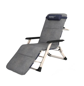 

Folding Single Bed Heavy Duty Multi Function Breathable Material Lounge Salon Chairs with Armrest for Quick Nap Indoor Use