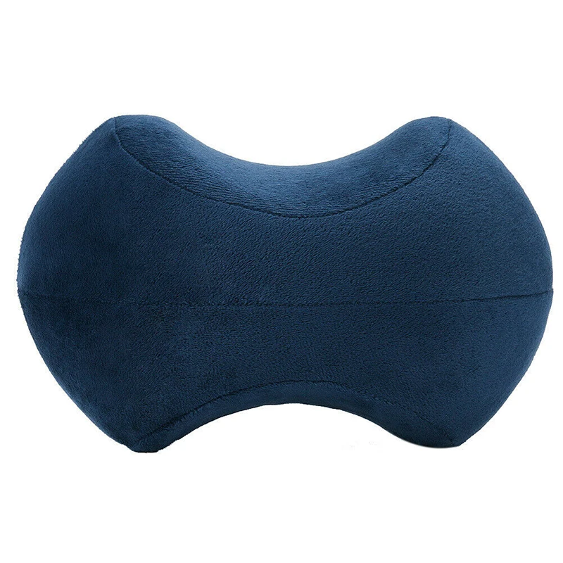 Navy Blue Ортопедический пенный наполнитель с эффектом памяти наколенник клиновидная Подушка для сна Sciatica задняя Бедро совместное Обезболивание спящий на боку подушка поддержки ног - Цвет: Navy Blue