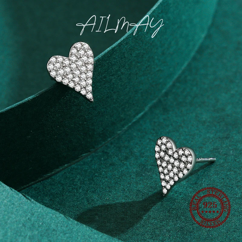 SANTUZZA Orecchini pendenti in argento Argento sterling 925 per le donne Gioielli di moda con zirconi bianchi in pietra magica colorata  36
