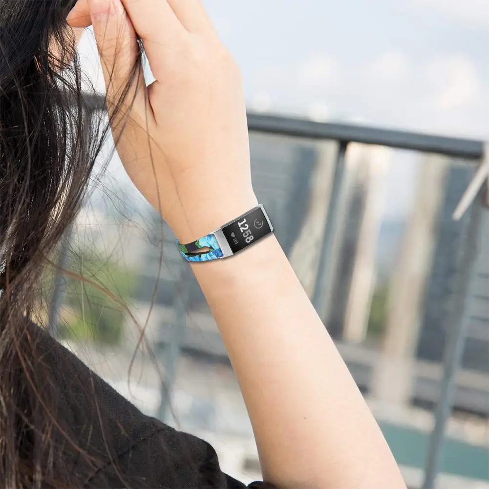 Ремешок для Fitbit Charge 3 Смарт-часы сменный Браслет часы кожаный стильный ремешок для Fitbit Charge3 ремешок для часов