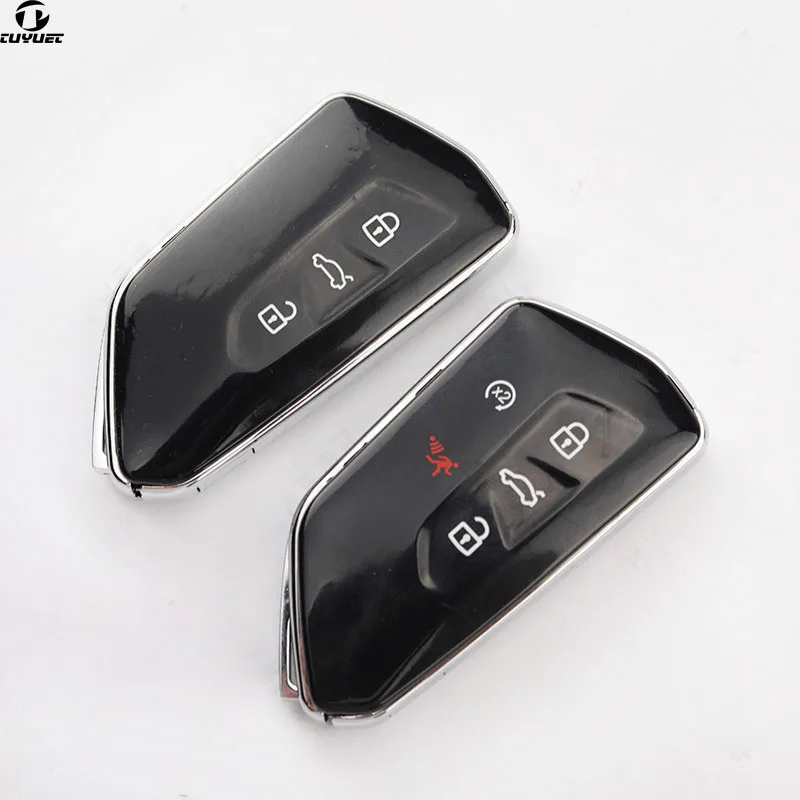 Smart Remote Key Shell for VW Gol 8 Tuang Tiguan Tayron KDZA25 Replacement Car Key Blanks Case