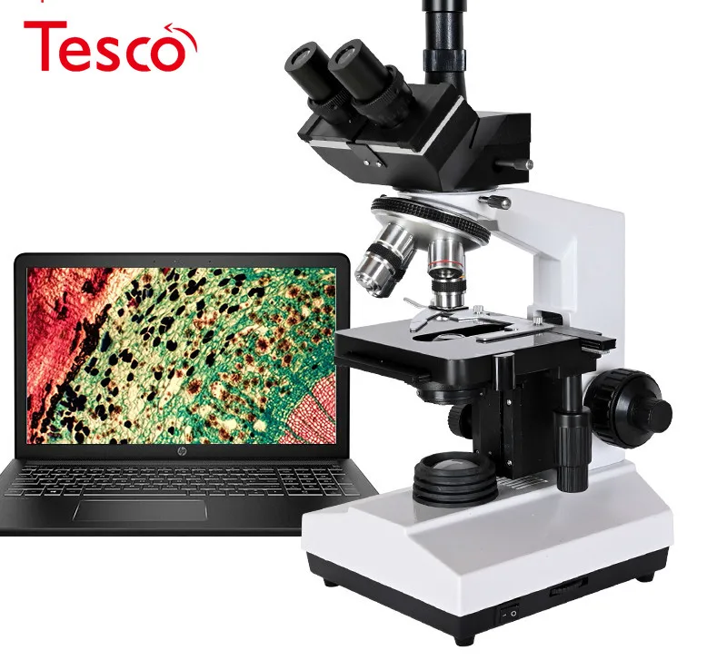 

Professional Lab biological HD trinocular microscope zoom 1600X eyepiece electronic digital 7-inch LCD led Light phone stand USB
