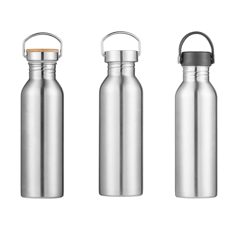 

750ML Sports Water Bottle Portable 304 Stainless Steel Thermo Cup Travel Mug Flasks Leakproof Camping Outdoor Drinking Tools