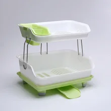  Kitchen Plastic Multipurpose Partition Basket Organizer Home Kitchen Dishes Chopsticks Debris Sink Drain Storage Rack 