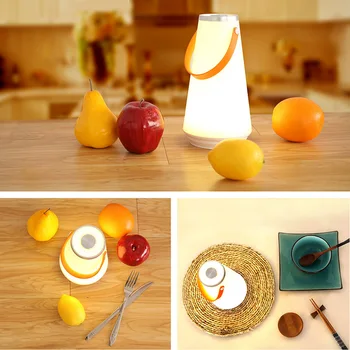 

Lovely Portable Wireless LED Home Night Light Table Lamp Chargeable Night Light Bedroom Outdoor TN88