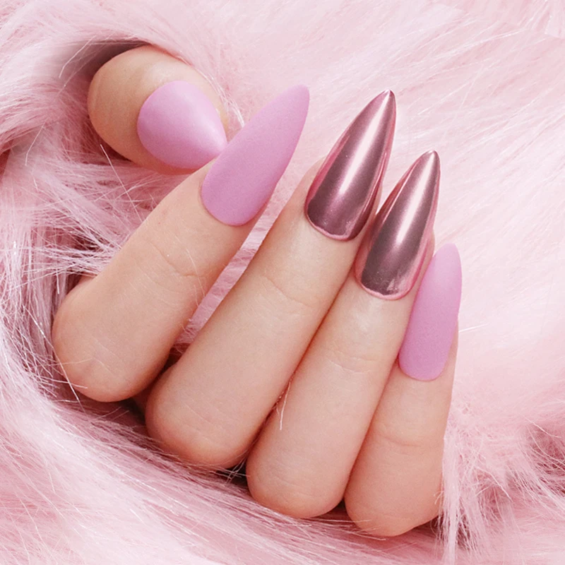 1 коробка, 0,3 г, золотистая блестящая пудра для ногтей, цвета ...