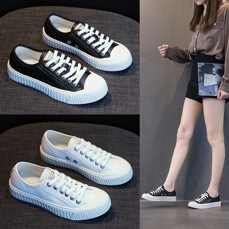 

2020 Spring New Style Korean-style Biscuit Shoe Students Korean-style Online Celebrity Hong Kong Style Students Casual Board Sho