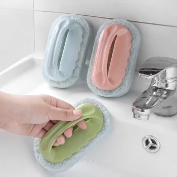 

Decontamination Sponge Bathroom Tiled Brush Cleaning Brushes Kitchen Strong 3 Colors Bathtub Cleaning Brush
