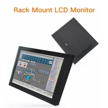 Lcd 10.1 Polegada monitor vga hdmi dvi interface usb resistência tela de toque display industrial 1024*600