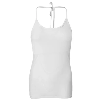 

Ladies Belly Dancing Tops Yoga Vest Halter Mesh Costume Elastic Dancewear