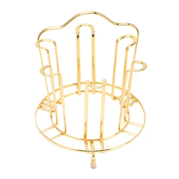 

Drain Cup Holder Golden Portable Water Cup Holder Home Living Room Storage Cup Holder Multifunctional Cup Holder