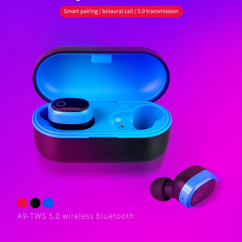 

Mini Bluetooth headset 10 working hours waterproof wireless earbuds earphones hands-free car phone movement