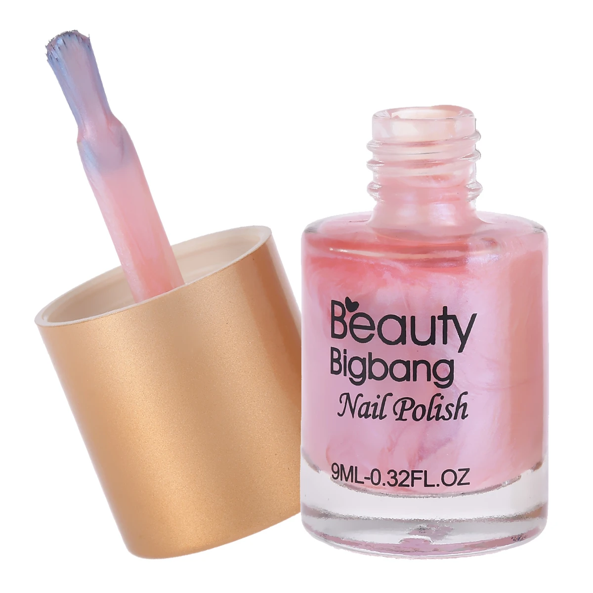 002 BeautyBigBang, 9 мл, оболочка, проблесковый лак для ногтей, зеленый, розовый цвет, блестящий Блестящий лак, лак для маникюра, украшения для ногтей - Цвет: 002