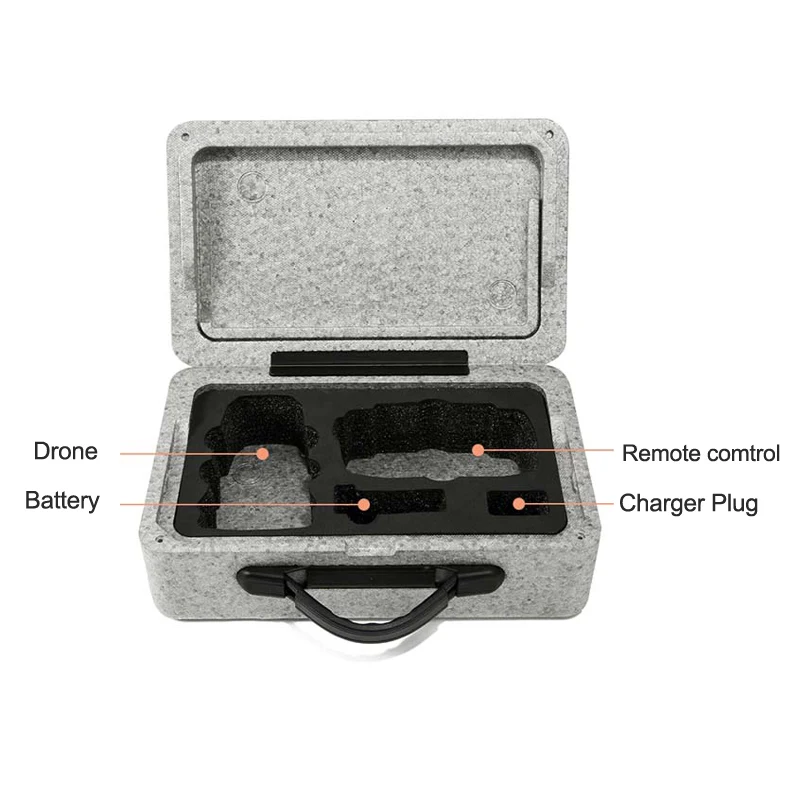 Портативный чехол для хранения сумки для DJI Mavic Mini Drone камера Пульт дистанционного управления пенопластовый багаж Большая вместительная сумка для переноски дорожная коробка