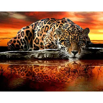 

5D DIY Diamond Painting"Tattoo tiger"Diamond Embroidery Cross Stitch Rhinestone Painting 40x30cm