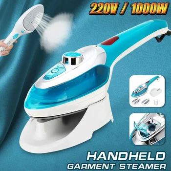 

220V 1000W Portable Garment Steamers Handheld Mini Electric Iron Machine For Home Travelle Clothes Cleaning Brush Steam Iron