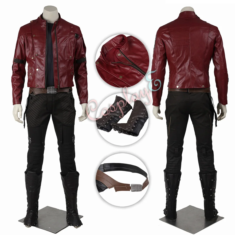 

Star-Lord Costume Guardians of the Galaxy Cosplay Peter Jason Quill Full Set