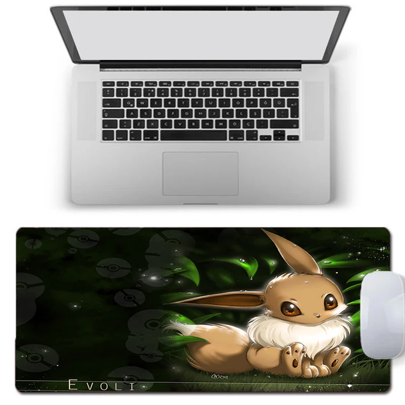Pokémon Mouse Pad Large Gamer XXL Keyboard Desk Mouse Mat 900x400mm Carpet Rubber Tapis Souris Gaming Notbook For CSGO Mousepad