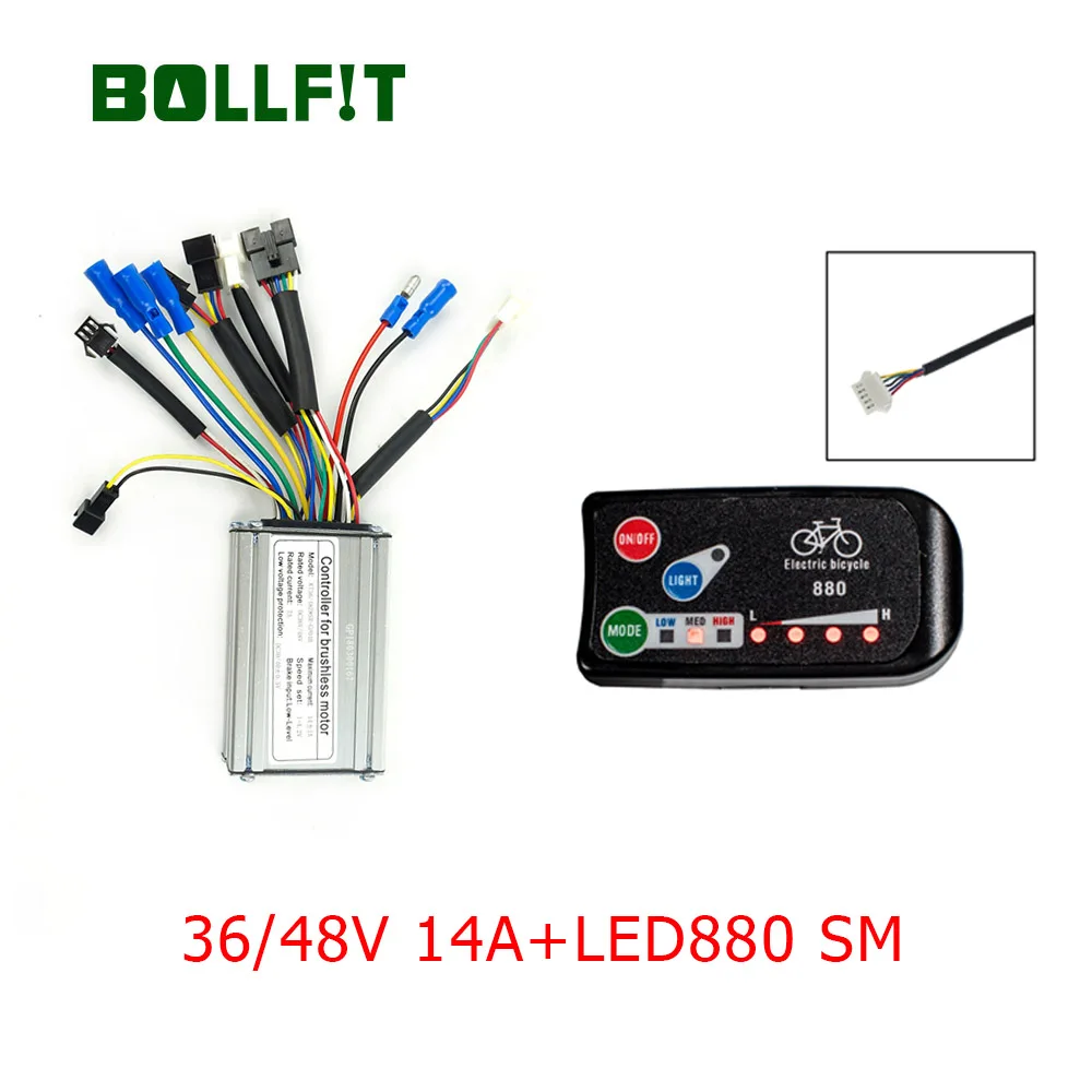 ЖК дисплей BOLLFIT для электровелосипеда 880 36 В 48 В|Аксессуары электровелосипедов| |