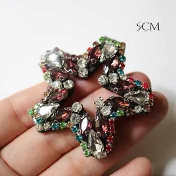 

Colorful star beaded patches for clothing sequin stars Rhinestone appliques beads parche DIY handmade clothes accessories