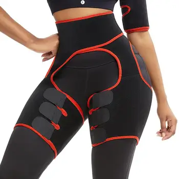 

Sweat Thigh Trimmer Leg Shapers Neoprene Slimming Belt Control Fat Waist Trainer Muscles Band Thigh Slimmer Reduce Wrap