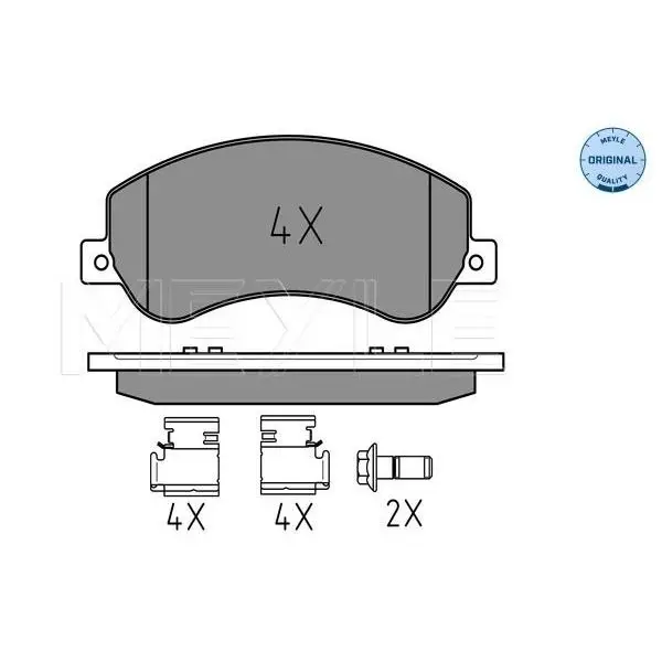 Колодки дисковые перед. \ Ford Transit 2.2TDCi/2.4TDCi/2.3 16V 0