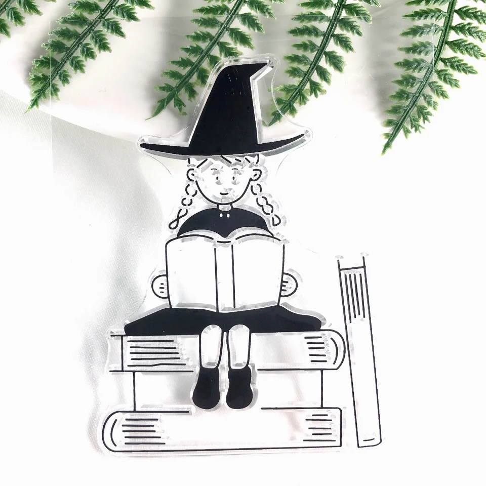 Прозрачные силиконовые штампы для чтения 10 х10 дюймов | Дом и сад