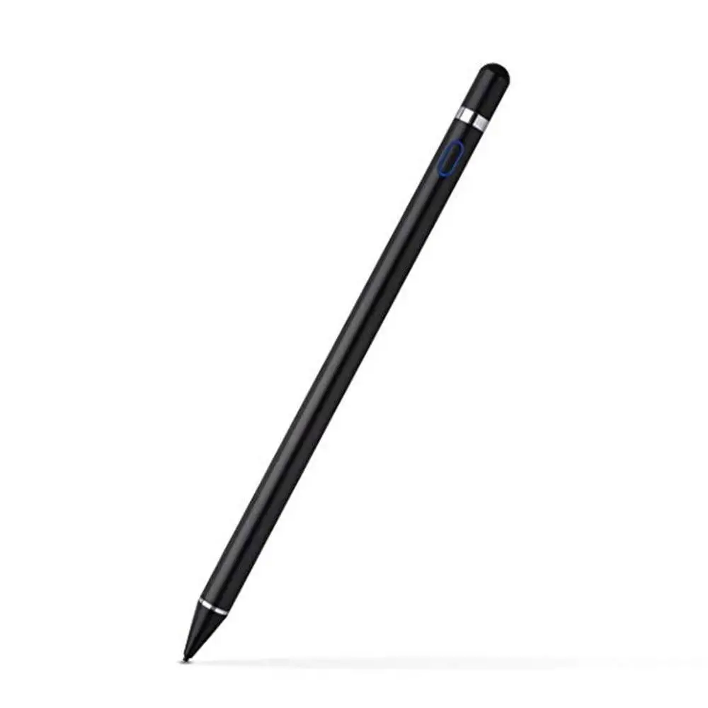 black GloryStar стилус ручка для Apple iPad Mini/Pro/Air без задержки рисунок анти по ошибке стилус мягкий волоконный наконечник - Цвета: black
