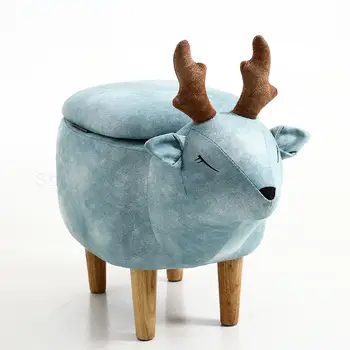 

Creative Christmas Gifts Lucky Deer Dressing Stools Shoes Shoes Stool Storage Makeup Stool Animal Stool