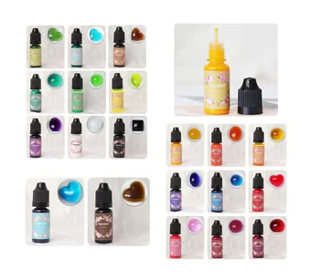 

20 Colors Epoxy Pigment UV Resin Coloring Dye Liquid Colorant Fillings Handmade Jewelry Making DIY Crafts Accessories