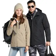 4 слоя 3 скорости регулировка температуры USB живот Отопление куртка ветрозащитный водонепроницаемый дышащий жилет, защитная одежда