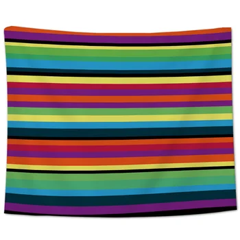 

Color Line Pattern Wall Tapestry Beach Towel Home Decoration