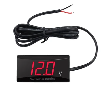 

Led Waterproof Digital Display Voltmeter Multi-Function Car and Motorcycle Battery Test Voltmeter Refitted Voltmeter