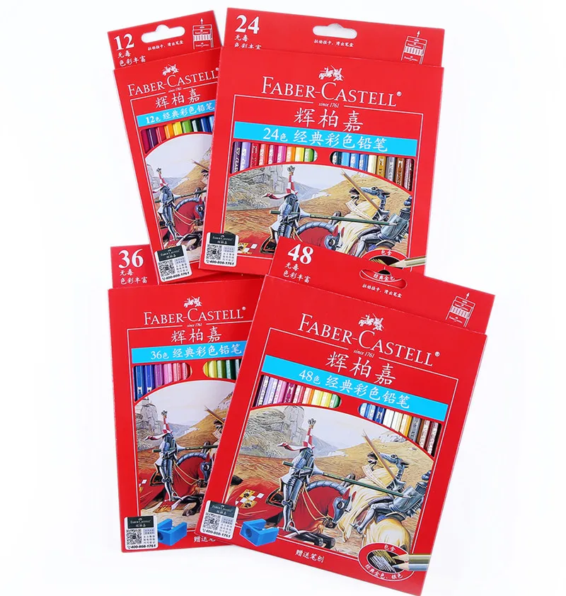 Faber Castell Oil Colored Pencil 12/24/36/48 Colors 114468 Colored