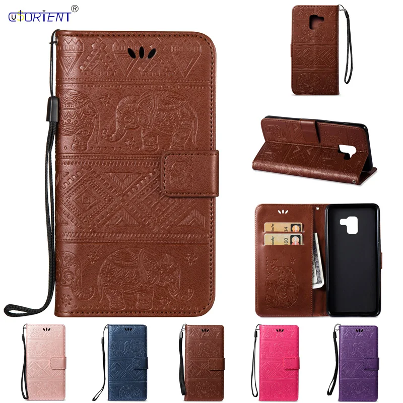 Чехол Funda для Samsung Galaxy A8 Plus + 2018 SM-A730N/DS откидной телефона кожаный чехол SM A730 A730N A730F/DS