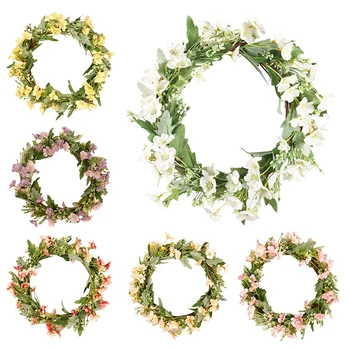 

Simulation Plant Garland Fishtail Chrysanthemum Wall Home Decor Flower Rattan Garland Halloween Thanksgiving Christmas Wreath