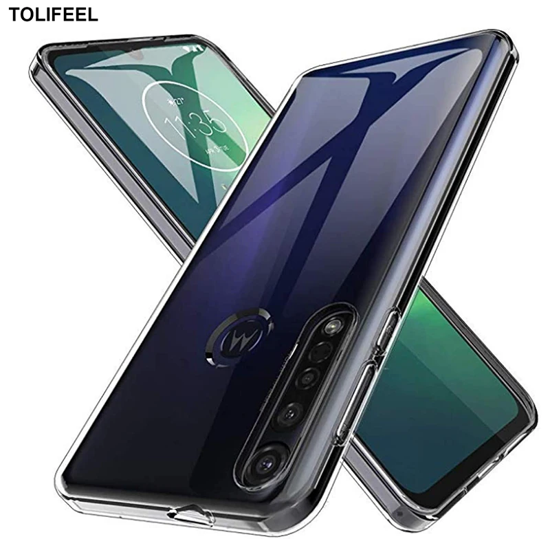 Чехол для Motorola Moto G8 Plus G 8 Play Мягкий Силиконовый ТПУ прозрачный чехол бампер Power