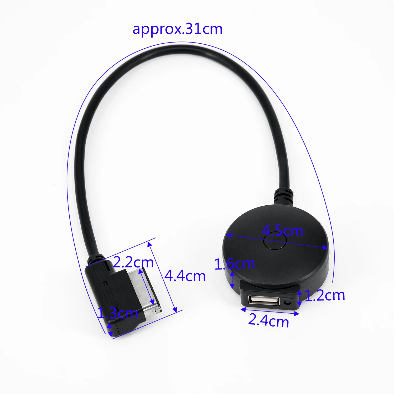 Интерфейс беспроводной Bluetooth музыкальный адаптер для Mercedes-Benz AMI AUX кабель USB