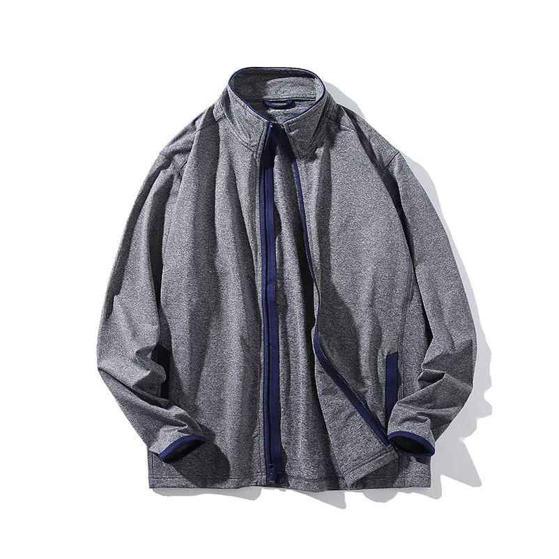 

2019 Autumn Spring Mens Solid Color Sweatshirts Baseball Shirts Slim Fit Hoodies Men Sporting Sweatshirts Zipper Outdoor Hoodie
