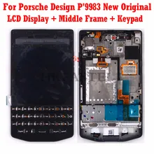 Для BlackBerry Porsche дизайн P'9983 P9983 9983 корпус мобильного телефона крышка средней части корпуса клавиатура+ ЖК-дисплей