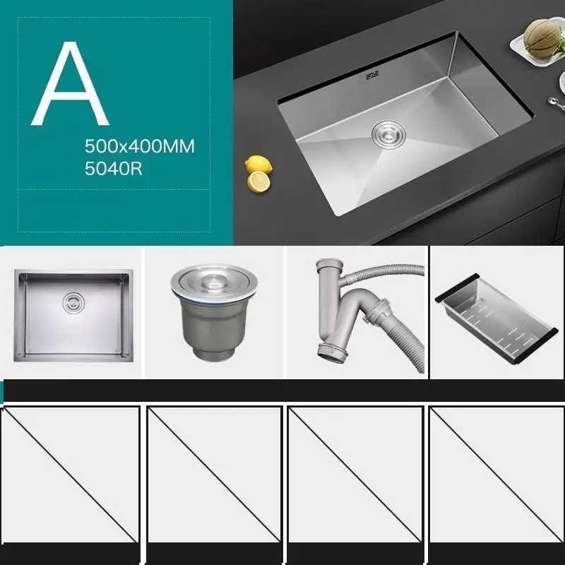 Afwasbak портативный Lavandino Spoelbak Acero Inoxidable Inox Cuba Pia Cozinha Fregadero De Cocina кухонная раковина - Цвет: MODEL F