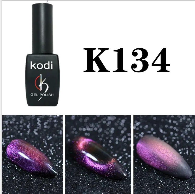 K134 KODI гель Гель-лак для ногтей с эффектом «кошачий глаз» Хамелеон для использования с магнитом Гель-лак для Ногтей Стойкий Сияющий лазер 8 мл замачиваемый УФ светодиодный Гель-лак - Цвет: K134
