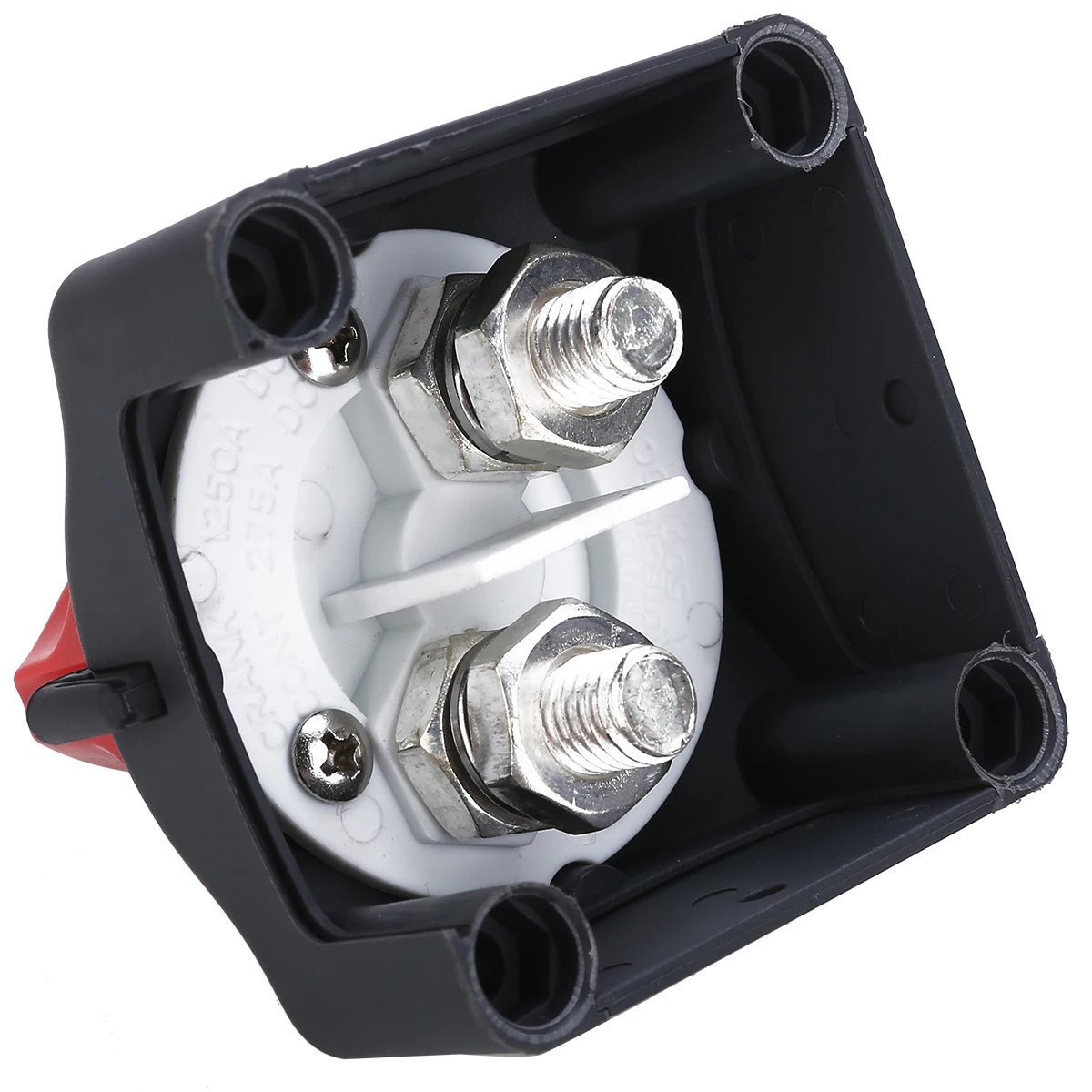 1pc Durable 600A Car Battery Isolator Main Switch Emergency Stop Pole Separator Switch for RV Boat Winch Power Cables 68*68*74mm